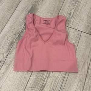 Garage pink tank top